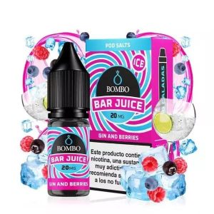GIN & BERRIES ICE 10ML – BAR JUICE BY BOMBO SALTS