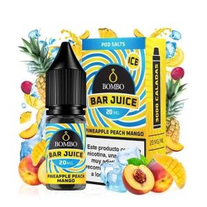 PINEAPPLE PEACH MANGO ICE 10ML – BAR JUICE BY BOMBO SALTS