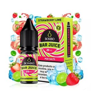 STRAWBERRY LIME ICE 10ML – BAR JUICE BY BOMBO SALTS