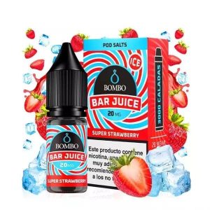 SUPER STRAWBERRY ICE 10ML – BAR JUICE BY BOMBO SALTS