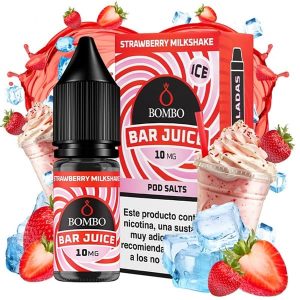 STRAWBERRY MILKSHAKE ICE 10ML – BOMBO BAR JUICE SALTS