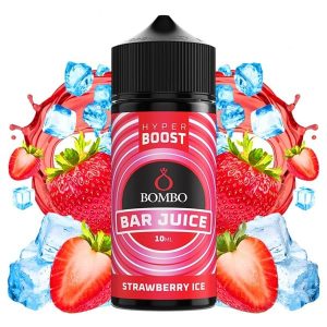 AROMA STRAWBERRY ICE 10ML/120 LONGFILL – BOMBO BAR JUICE HYPER BOOST