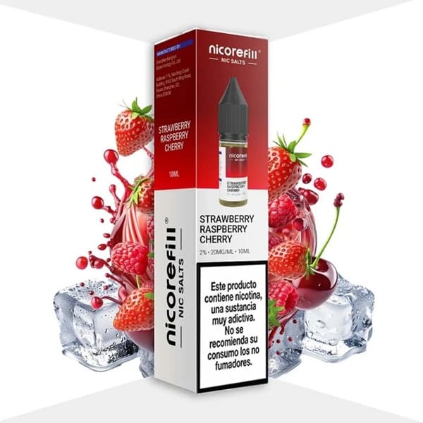 STRAWBERRY RASPBERRY CHERRY 10ML – NICOREFILL NIC SALTS