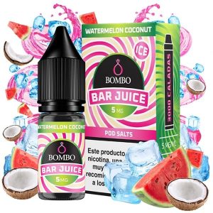 WATERMELON COCONUT ICE 10ML – BOMBO BAR JUICE SALTS