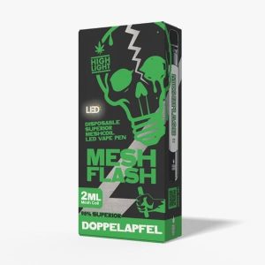 MESH FLASH 98% H2 DOPPEL APFEL 2ML - HIGH LIGHT