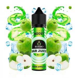 AROMA GREEN APPLE ICE 5ML/60 LONGFILL – BOMBO BAR JUICE HYPER BOOST