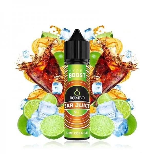 AROMA LIME COLA ICE 5ML/60 LONGFILL – BOMBO BAR JUICE HYPER BOOST