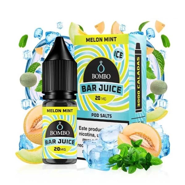 MELON MINT ICE 10ML – BOMBO BAR JUICE SALTS