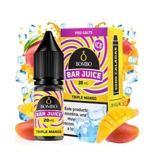 TRIPLE MANGO ICE 10ML – BOMBO BAR JUICE SALTS
