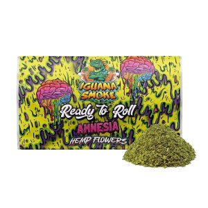 READY TO ROLL AMNESIA 15g FLORES CBD - IGUANA SMOKE