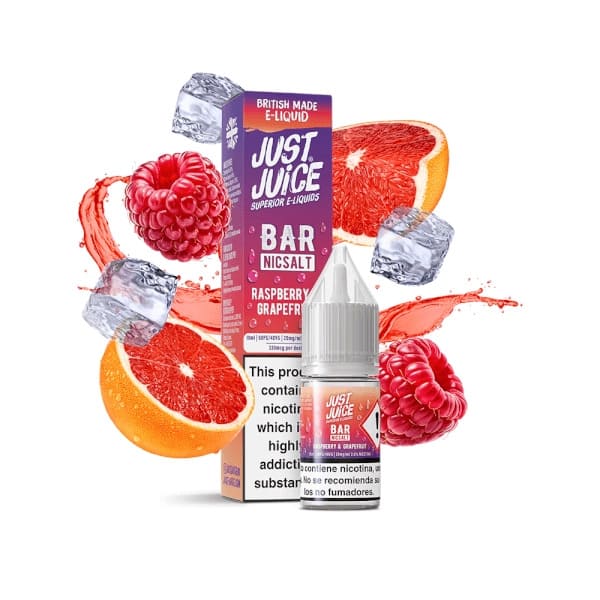 RASPBERRY & GRAPEFRUIT ICE 10ML – JUST JUICE BAR SALTS