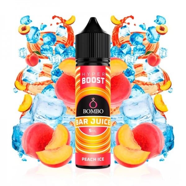 AROMA PEACH ICE 5ML/60 LONGFILL – BOMBO BAR JUICE HYPER BOOST