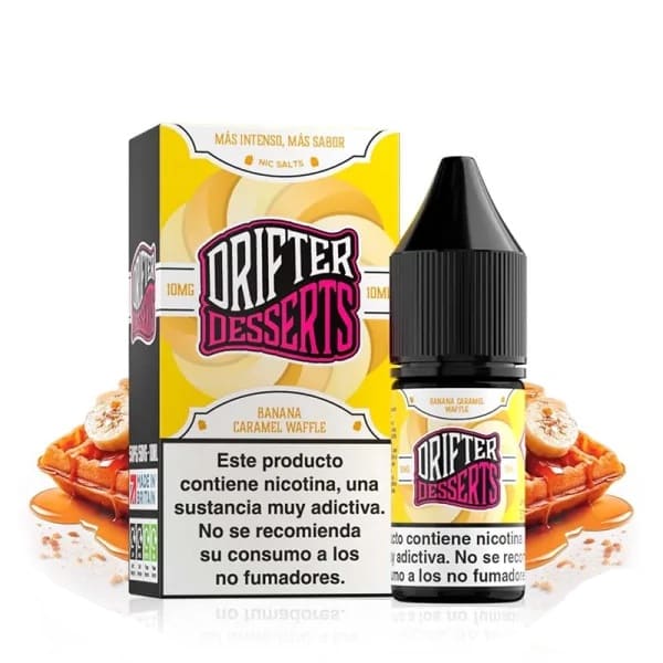 BANANA CARAMEL WAFFLE 10ML – DRIFTER DESSERTS SALTS